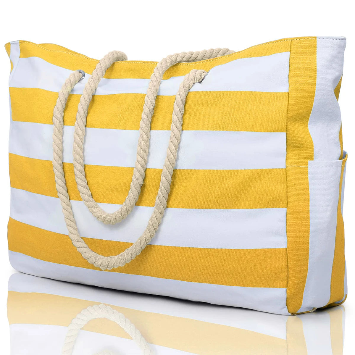 π΄ Coastal Stripes Beach Tote