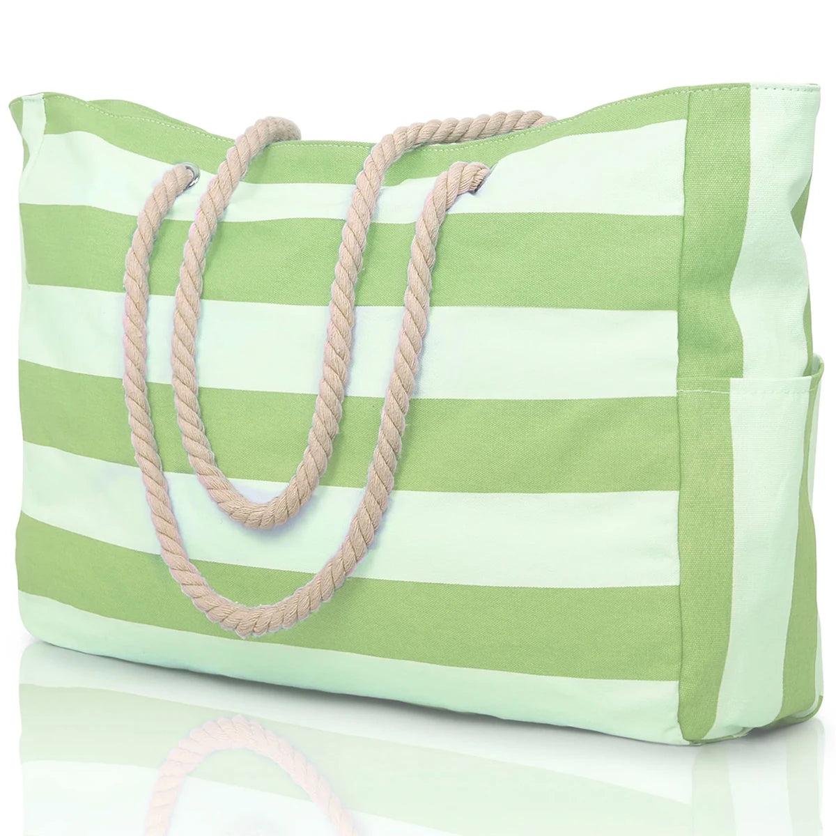 π΄ Coastal Stripes Beach Tote
