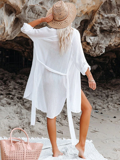 Chic Bikini Cover Up Kimono Dress